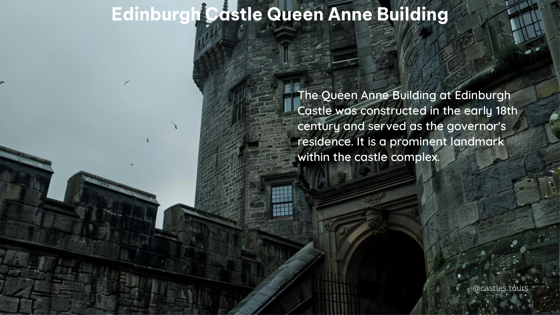 edinburgh castle queen anne building