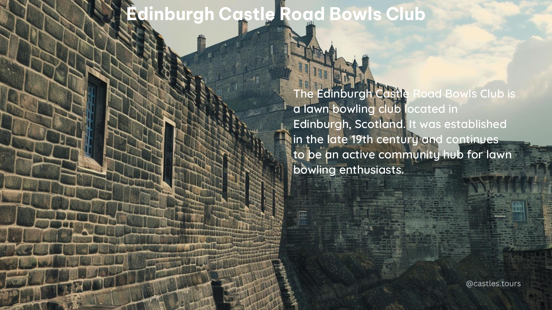 edinburgh castle road bowls club