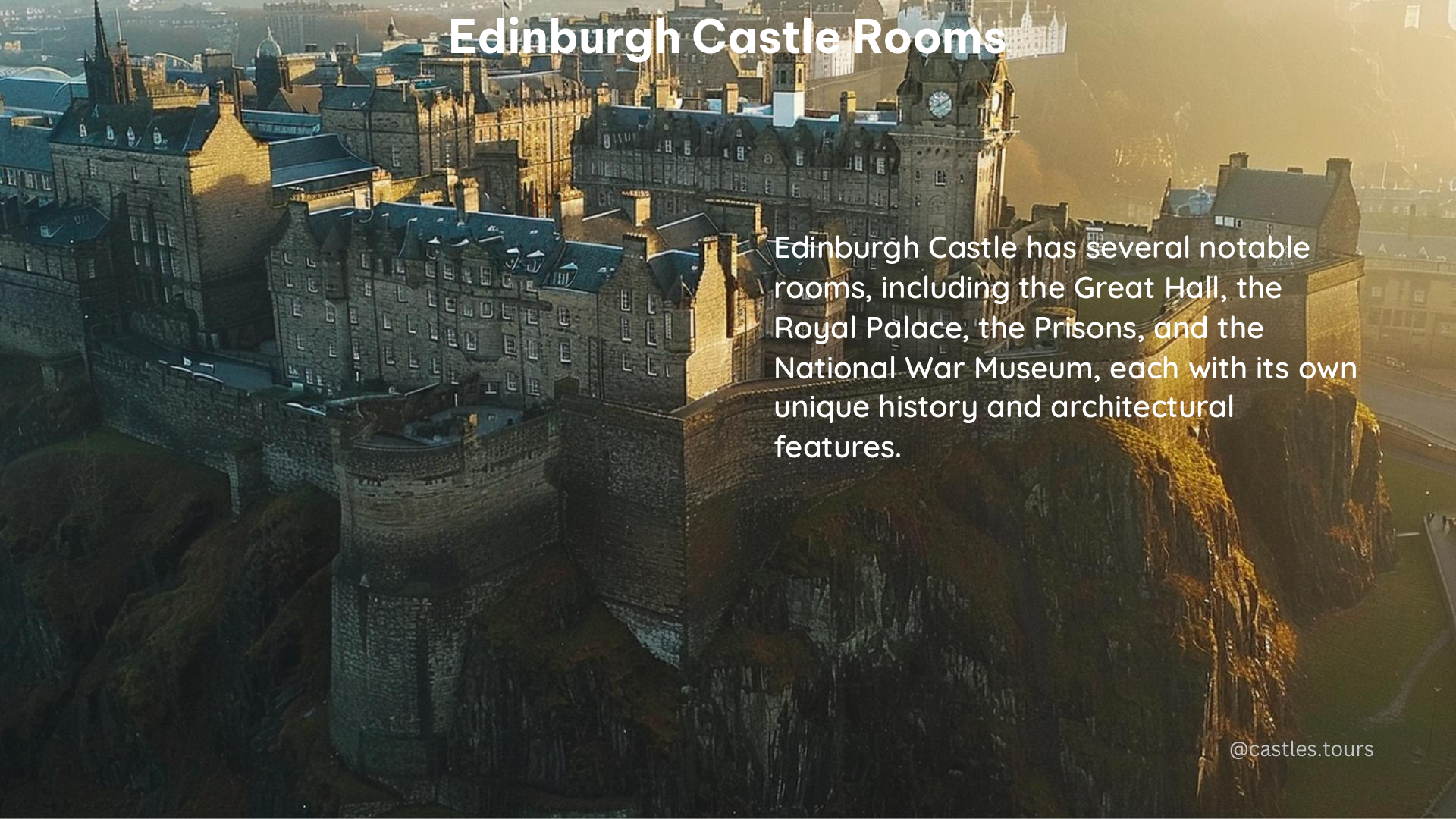 edinburgh castle rooms