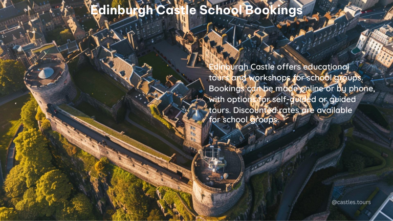 edinburgh castle school bookings