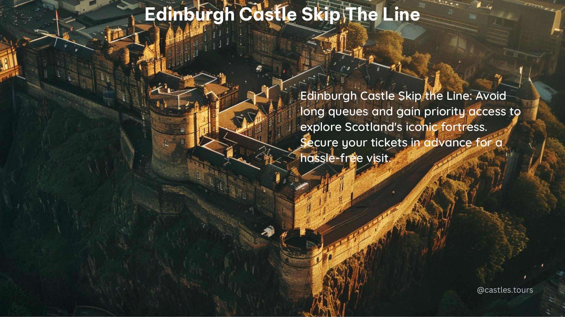 edinburgh castle skip the line