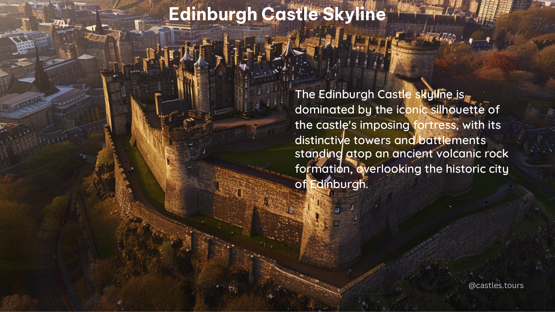 edinburgh castle skyline