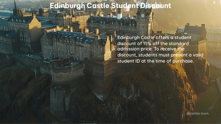 edinburgh castle student discount