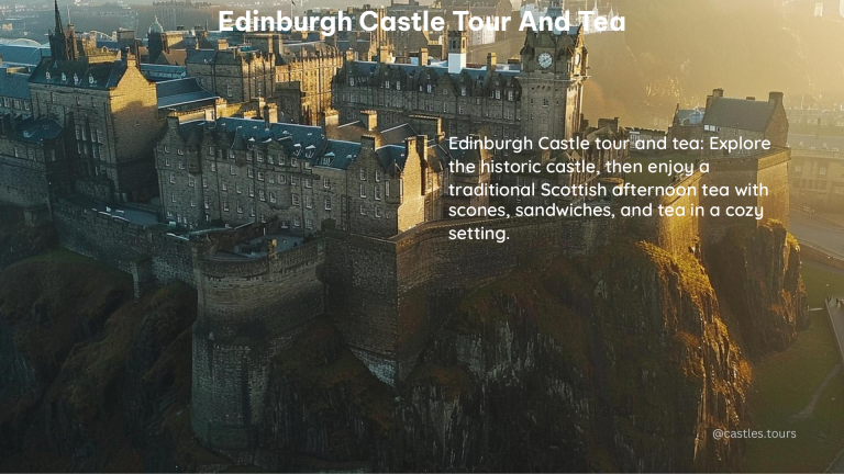 edinburgh castle tour and tea