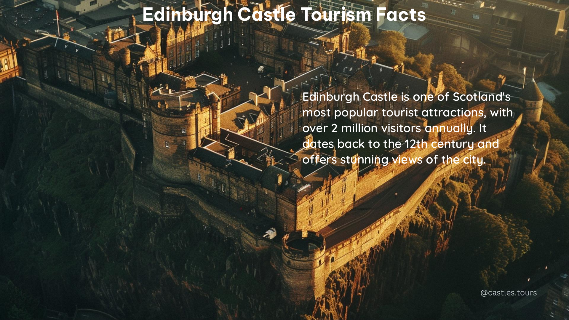 edinburgh castle tourism facts