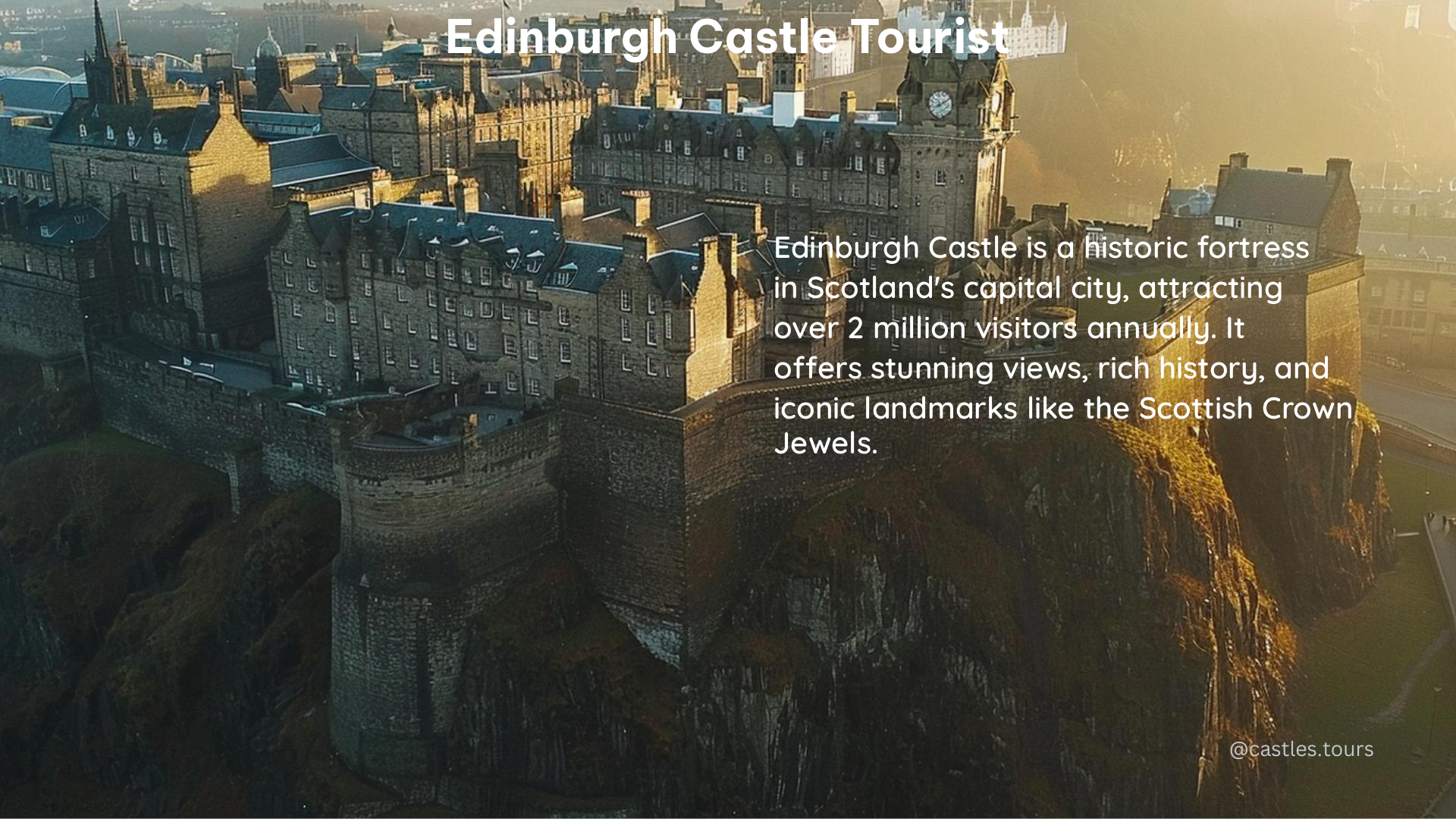 edinburgh castle tourist