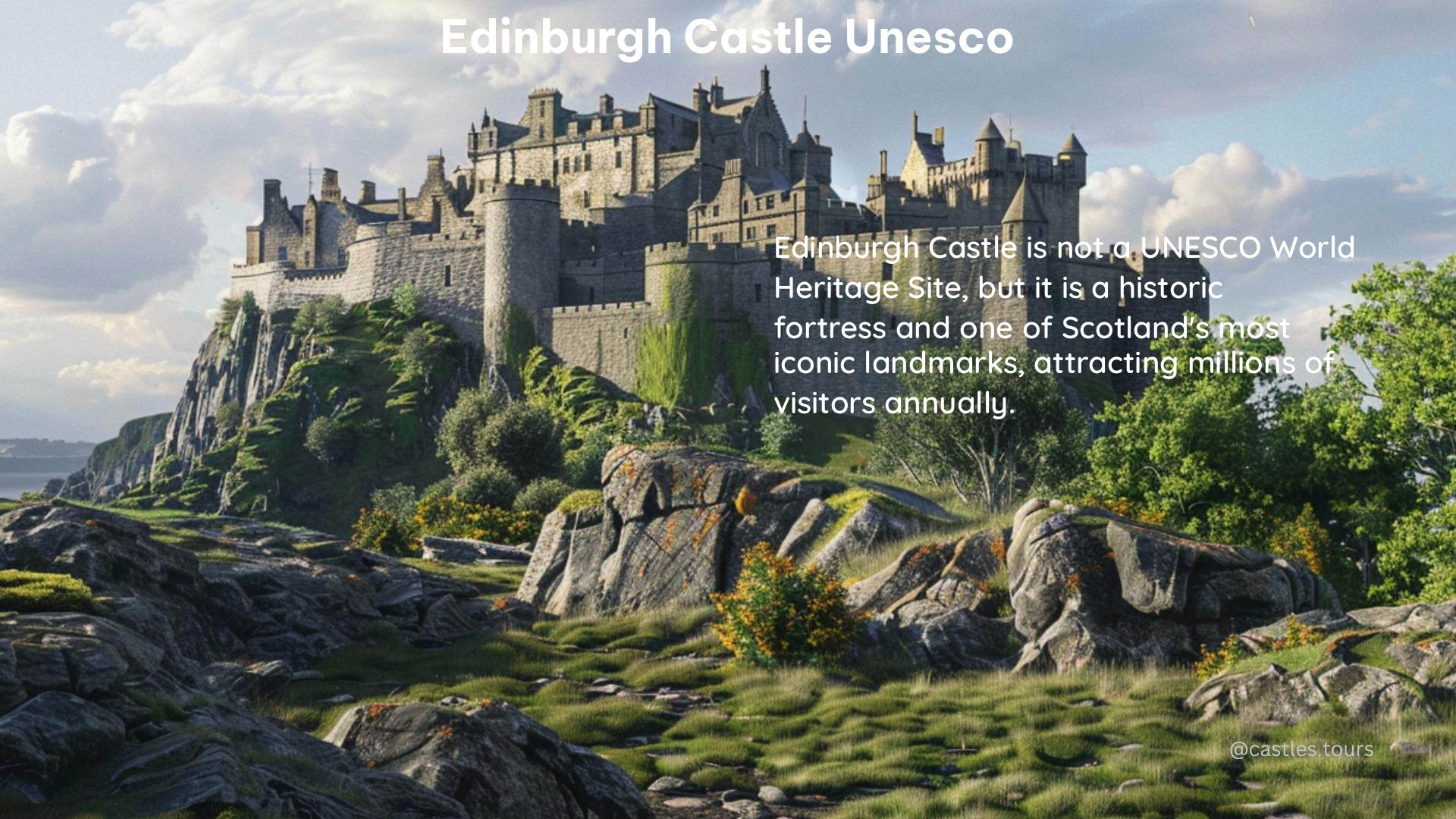 edinburgh castle unesco