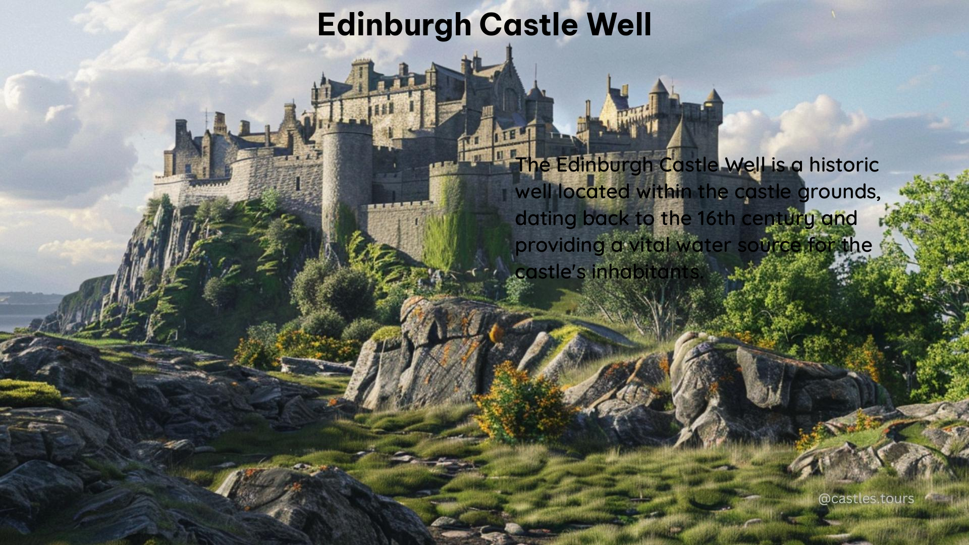 edinburgh castle well