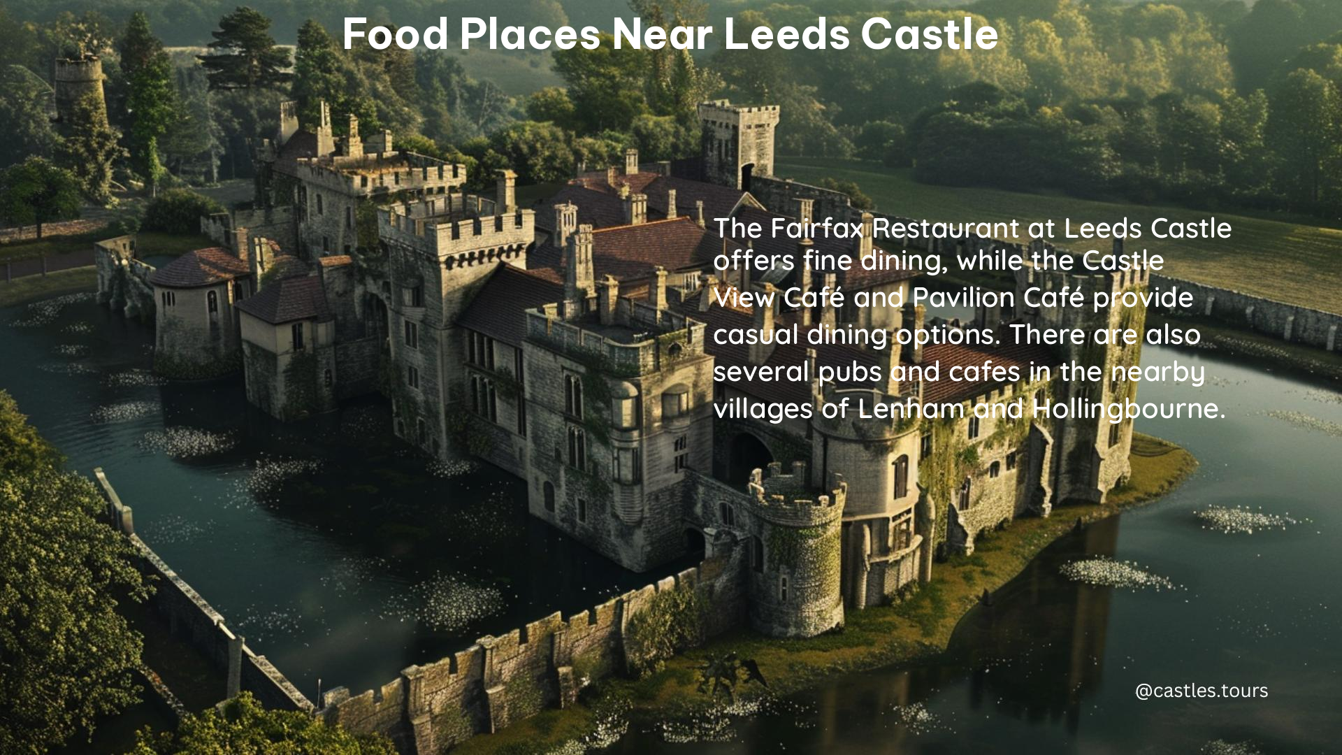 food places near leeds castle