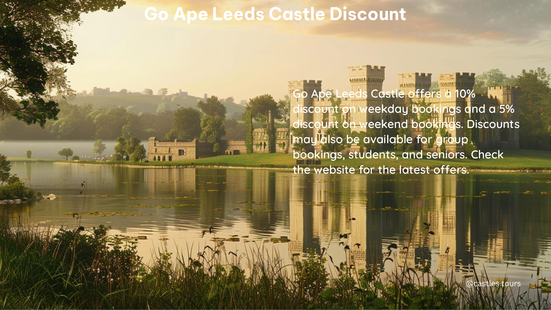 go ape leeds castle discount