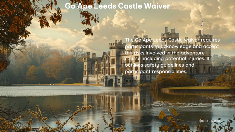 go ape leeds castle waiver