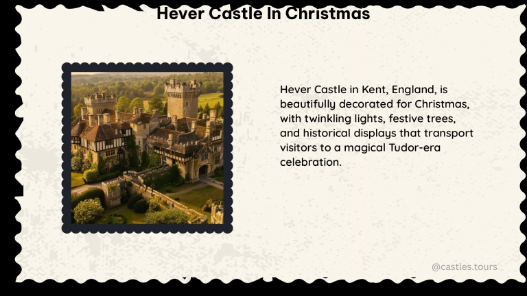 hever castle in christmas 1