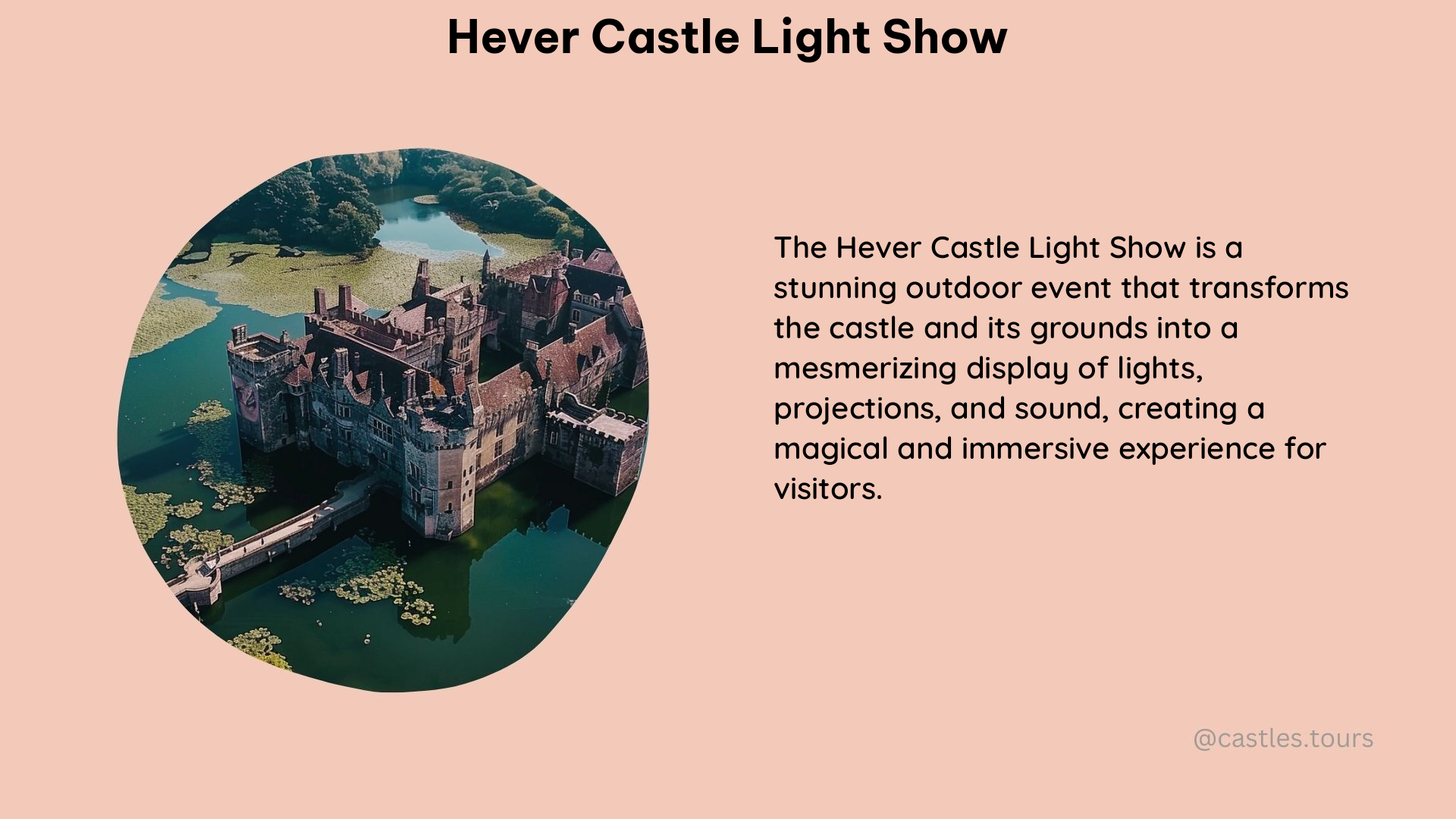 hever castle light show