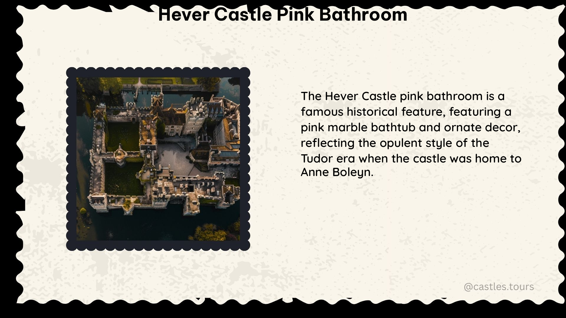 hever castle pink bathroom