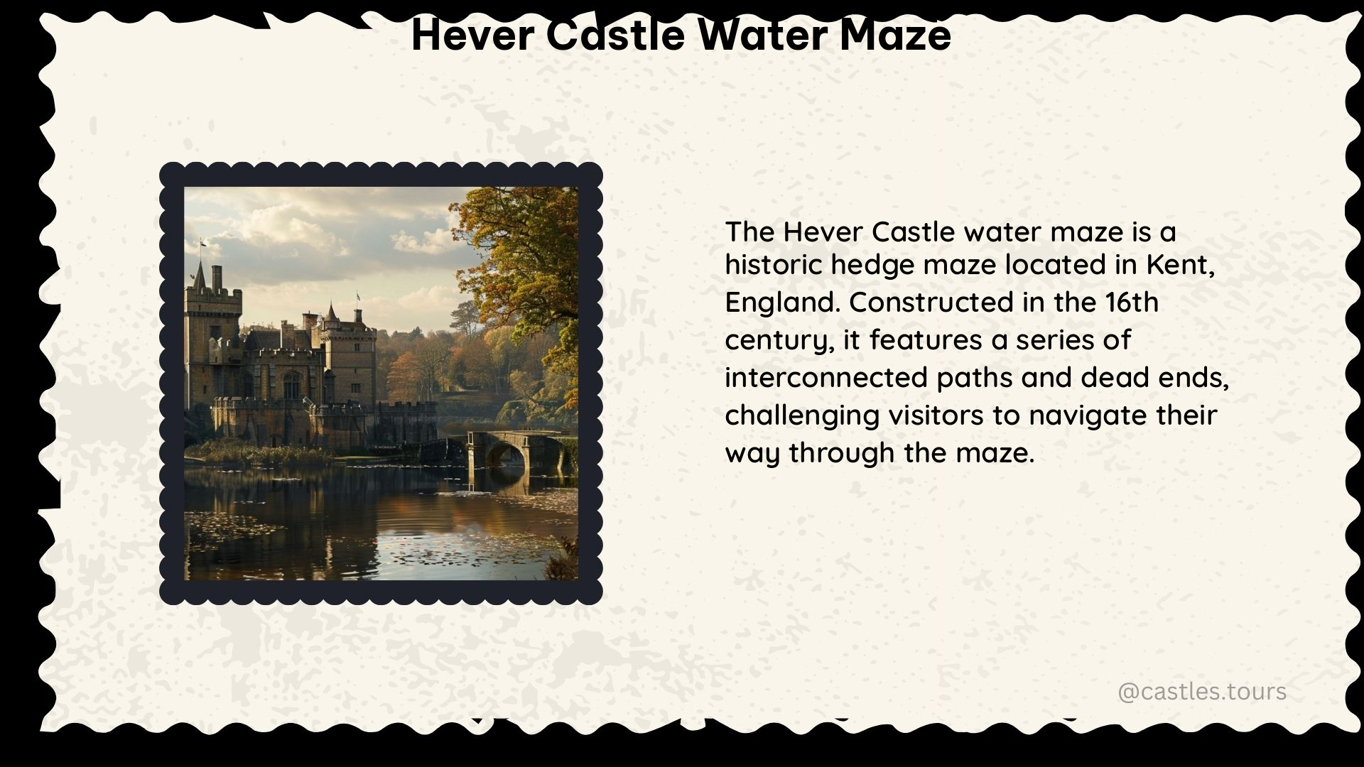 hever castle water maze