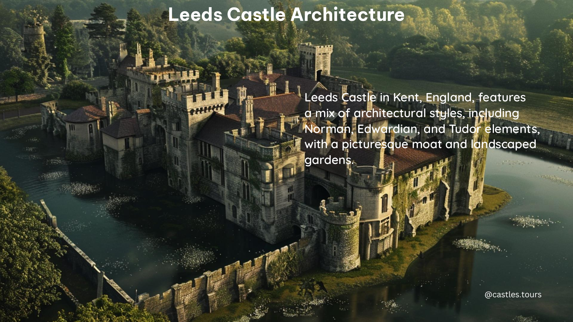 leeds castle architecture