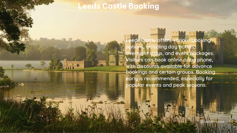 leeds castle booking