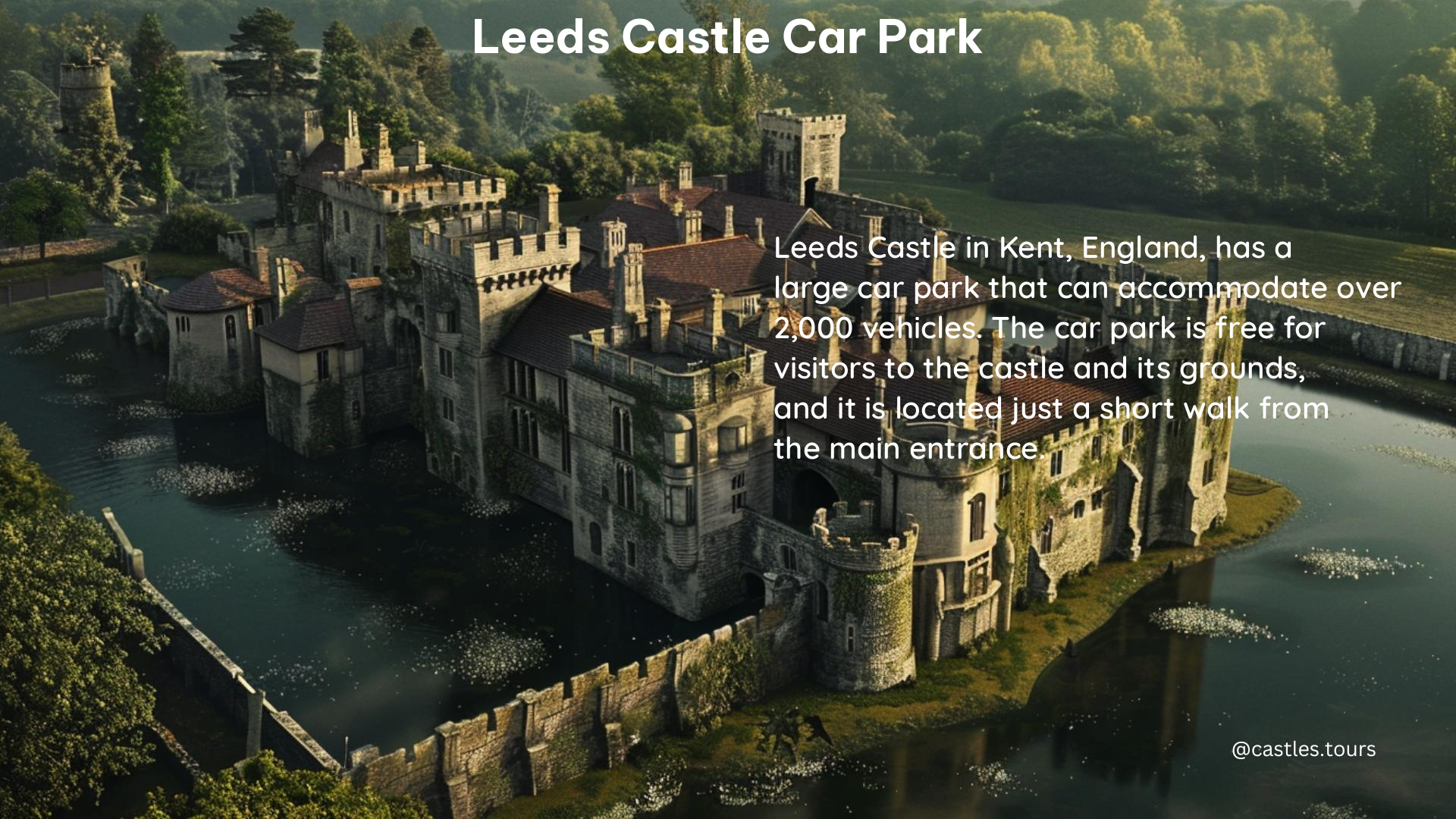 leeds castle car park