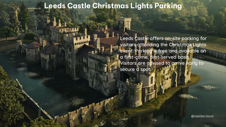 leeds castle christmas lights parking