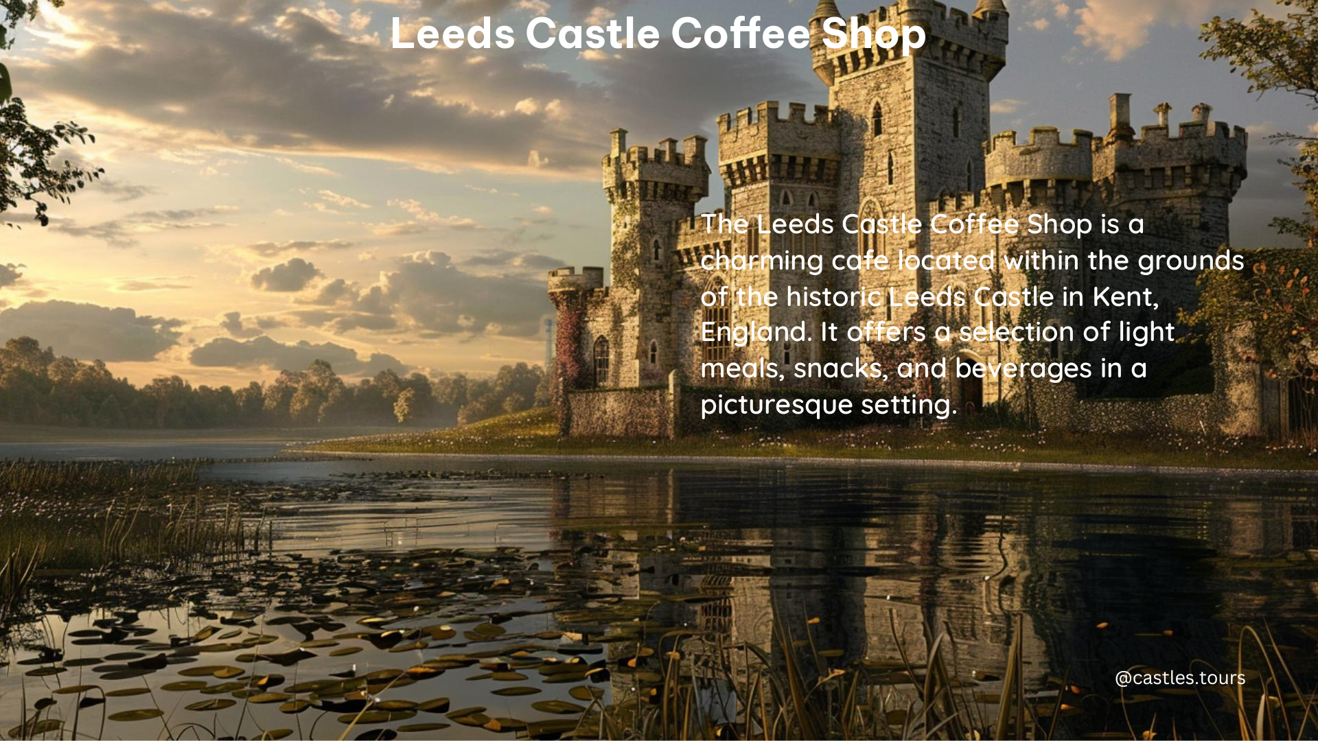 leeds castle coffee shop