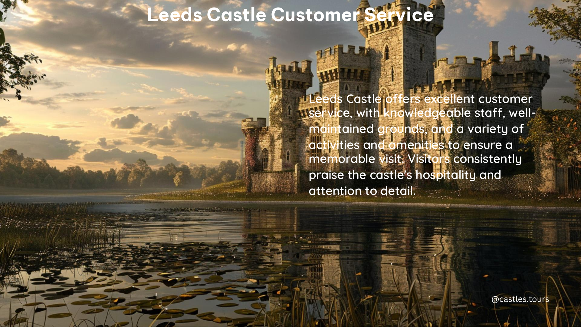 leeds castle customer service