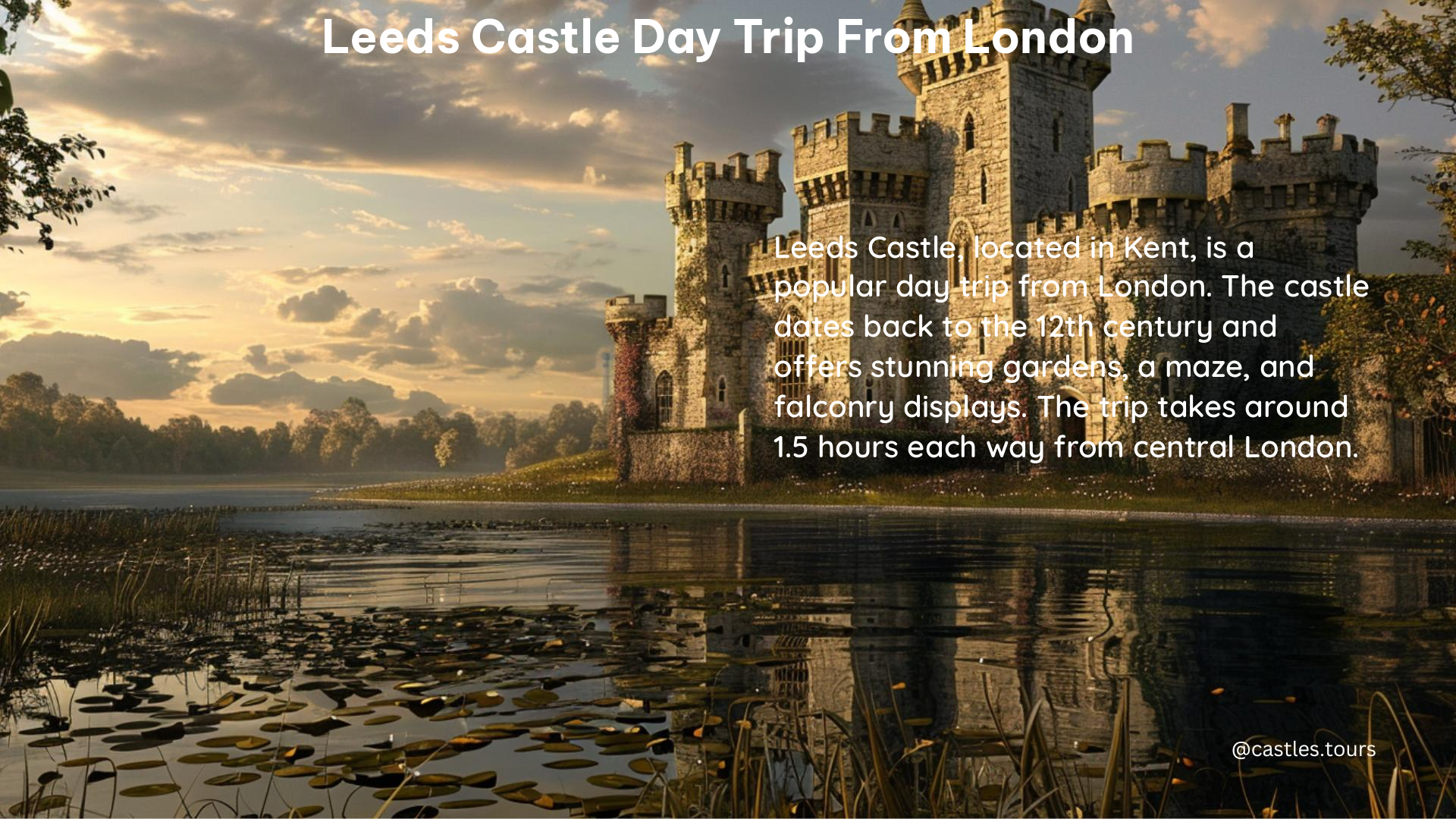 leeds castle day trip from london