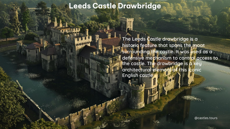 leeds castle drawbridge