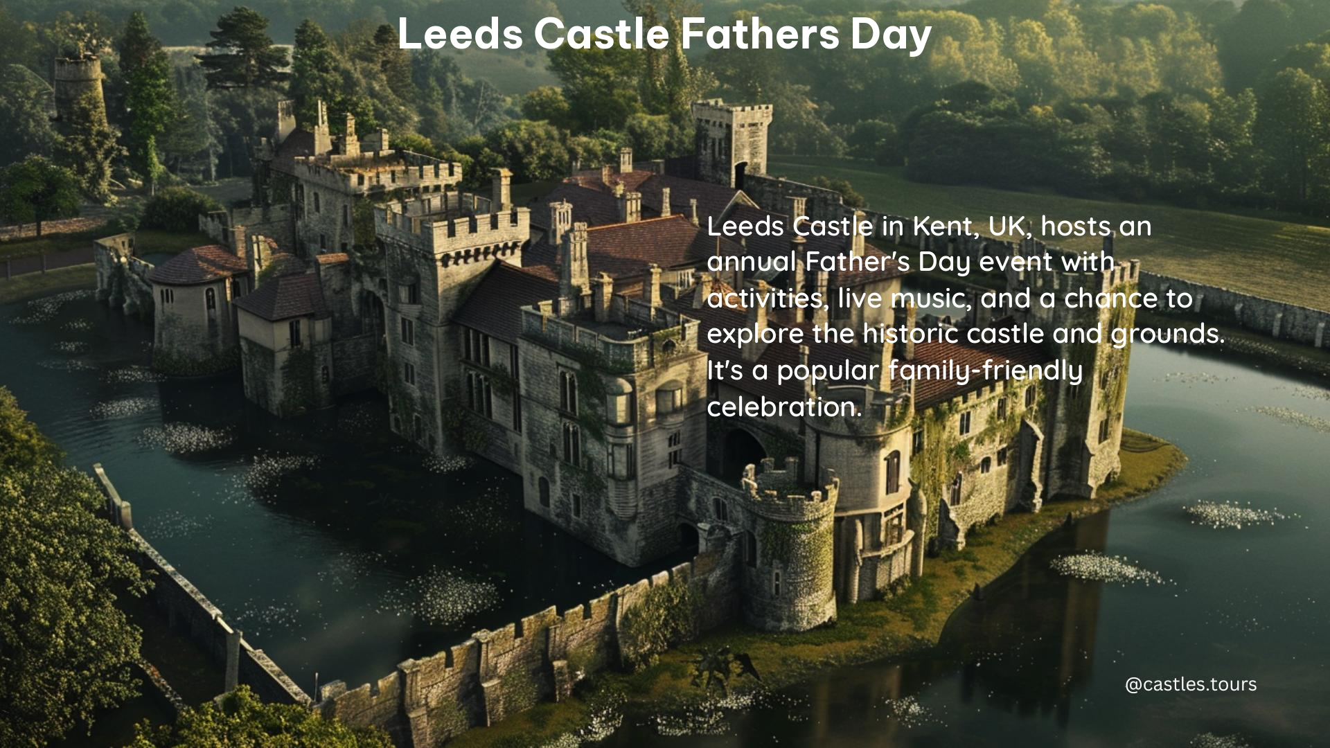 leeds castle fathers day