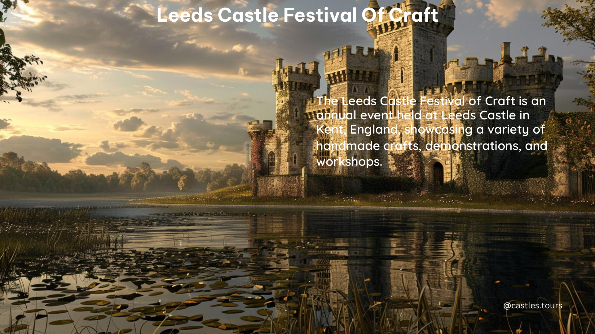 leeds castle festival of craft