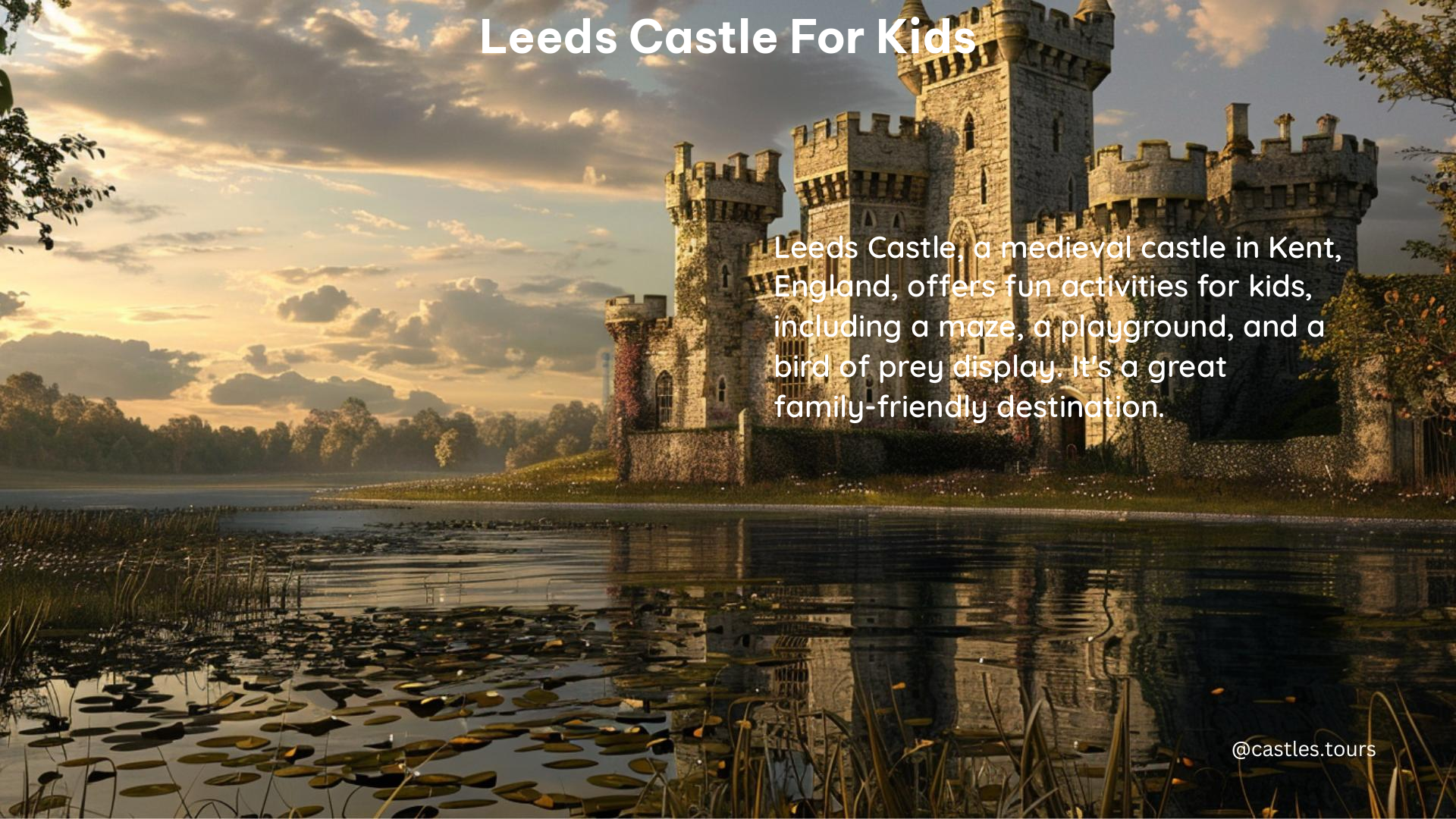 leeds castle for kids