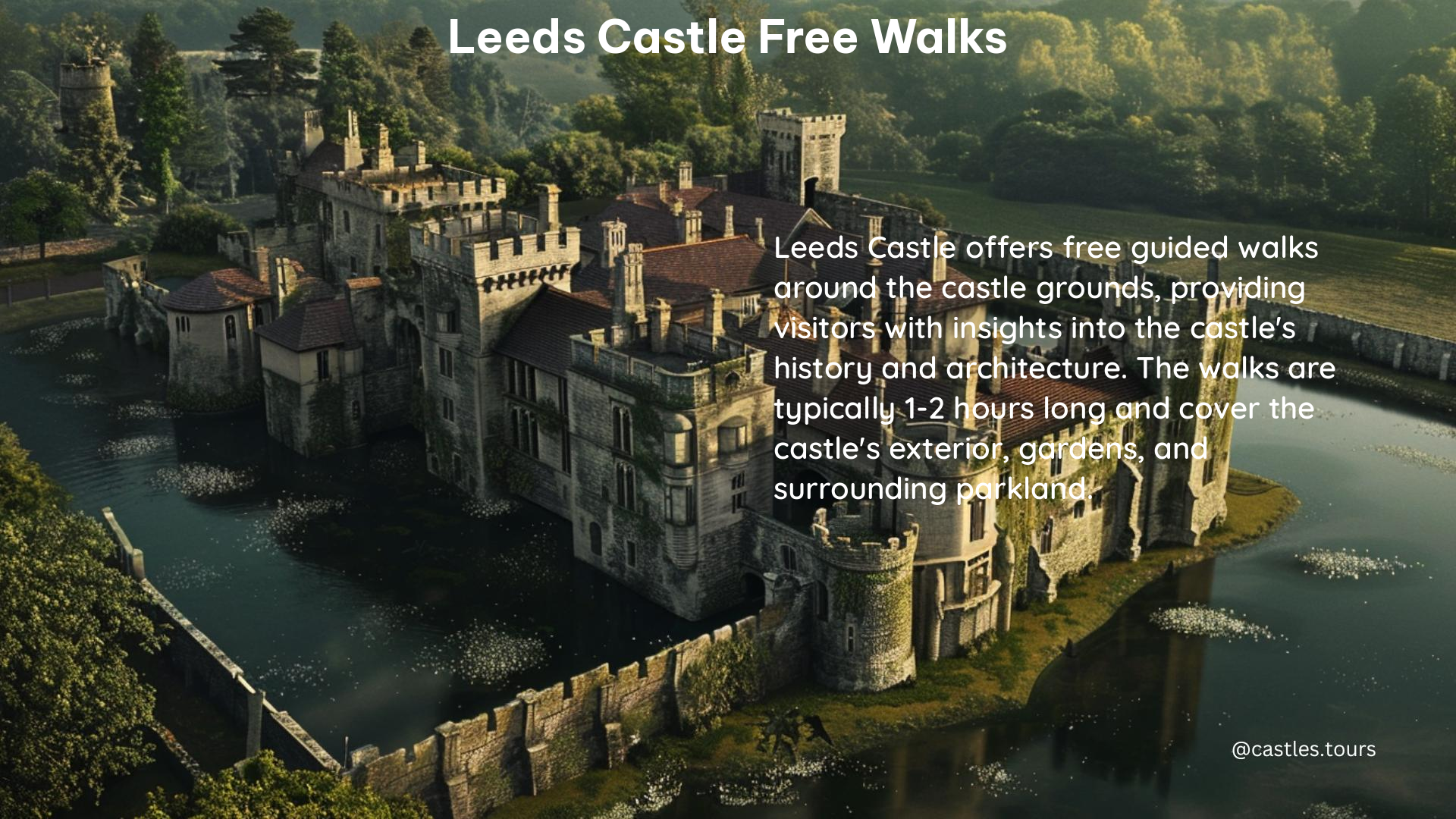 leeds castle free walks