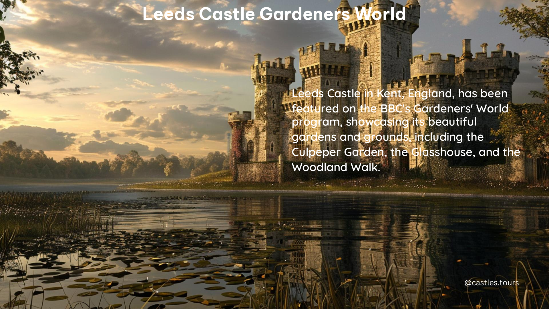 leeds castle gardeners world