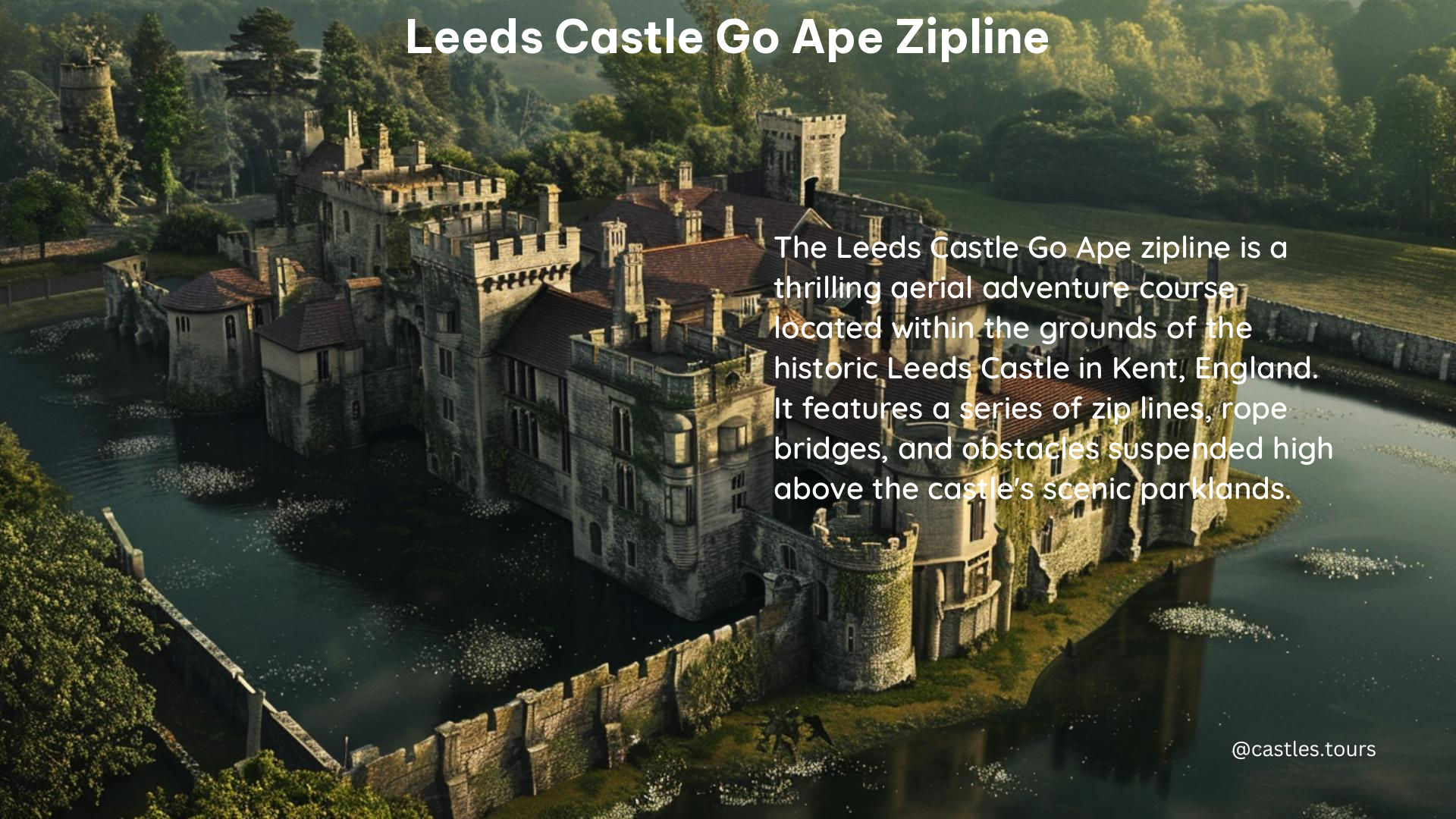 leeds castle go ape zipline