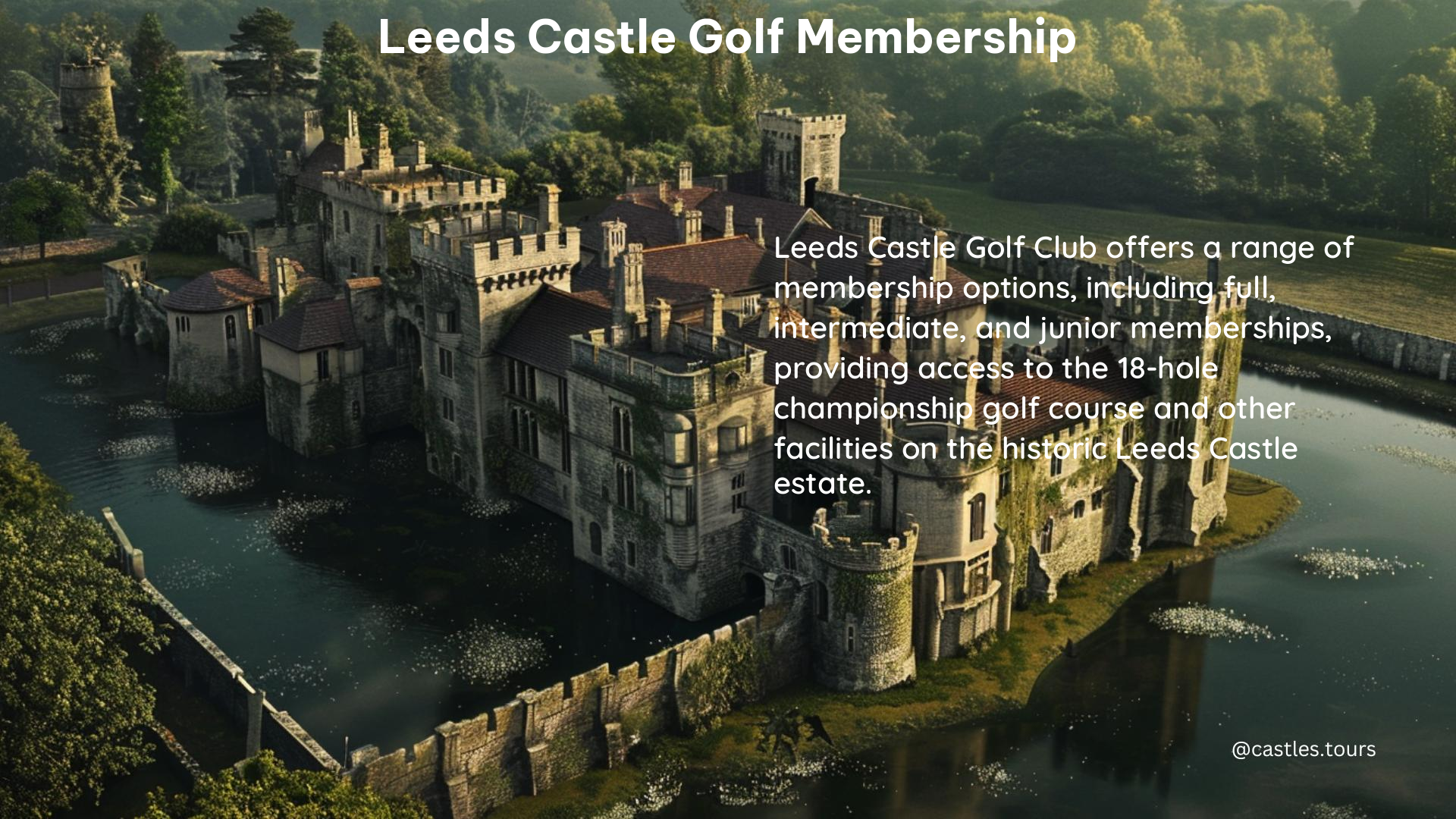 leeds castle golf membership