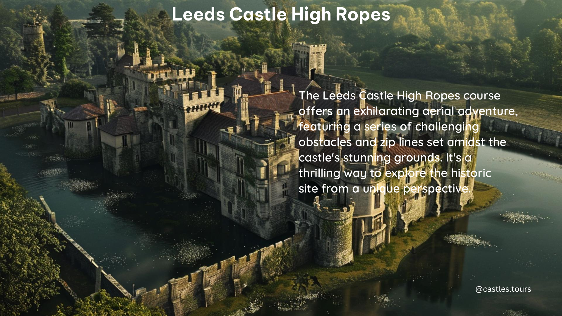 leeds castle high ropes