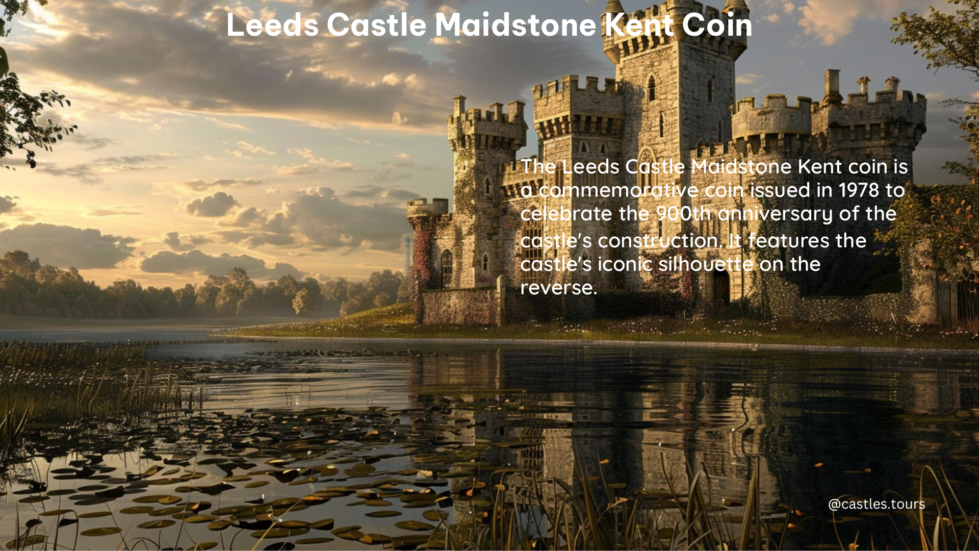 leeds castle maidstone kent coin