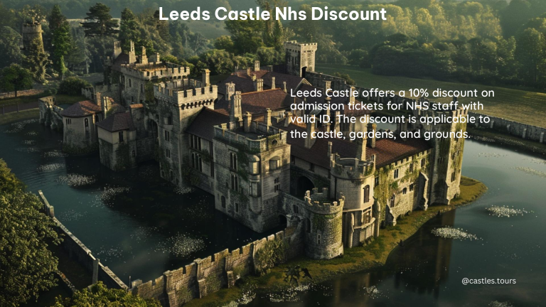 leeds castle nhs discount