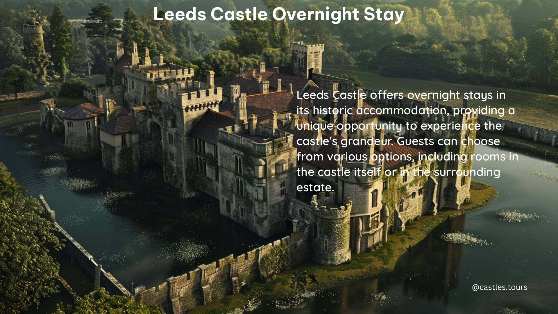 leeds castle overnight stay