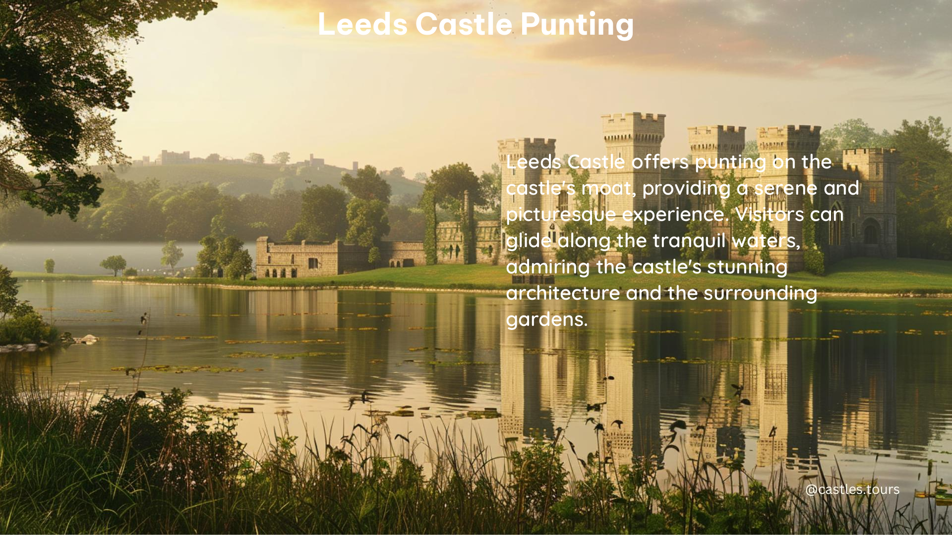 leeds castle punting