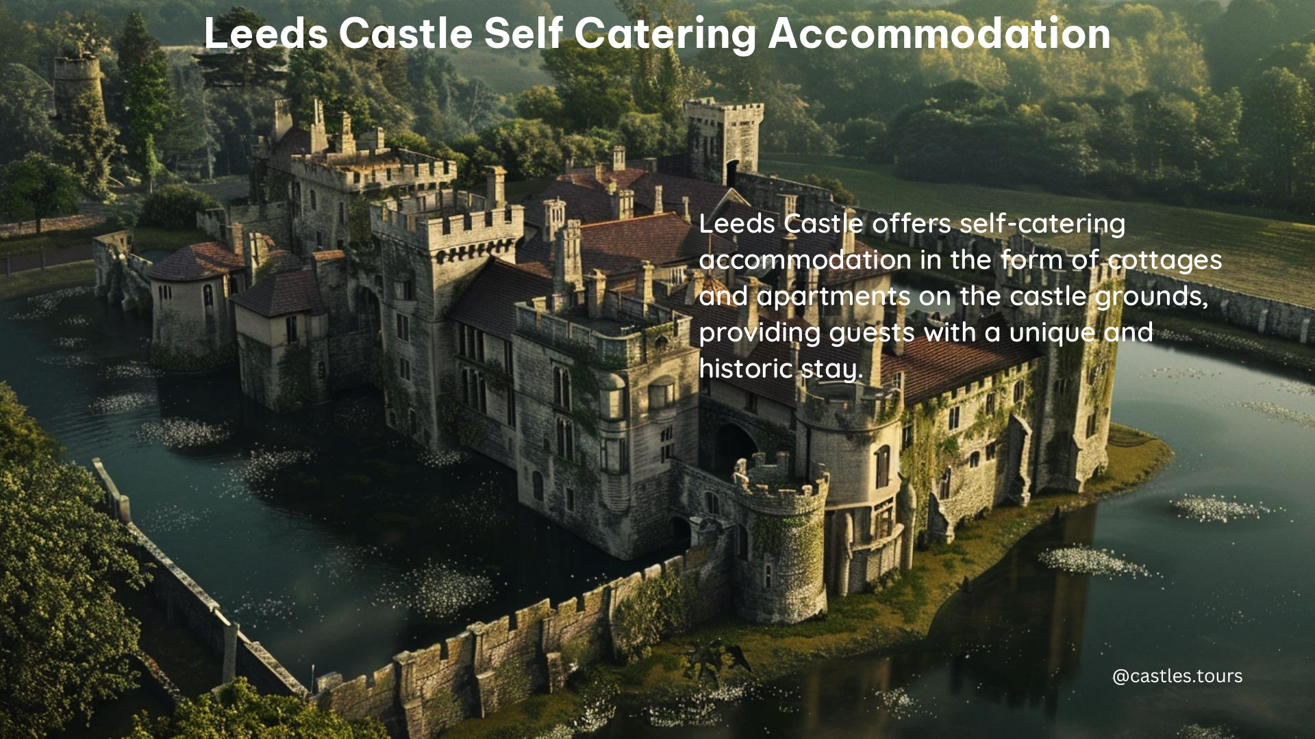 leeds castle self catering accommodation