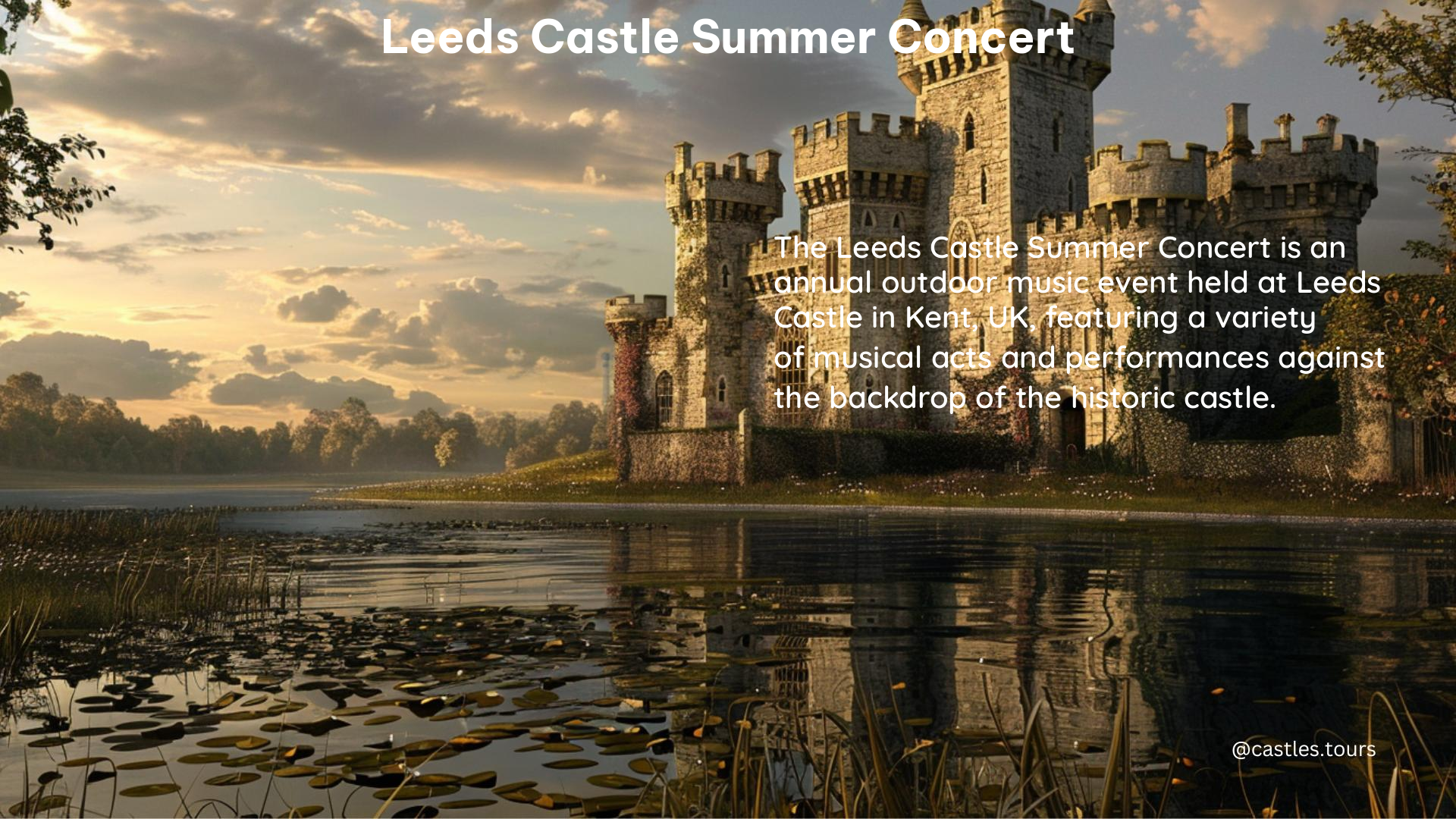 leeds castle summer concert