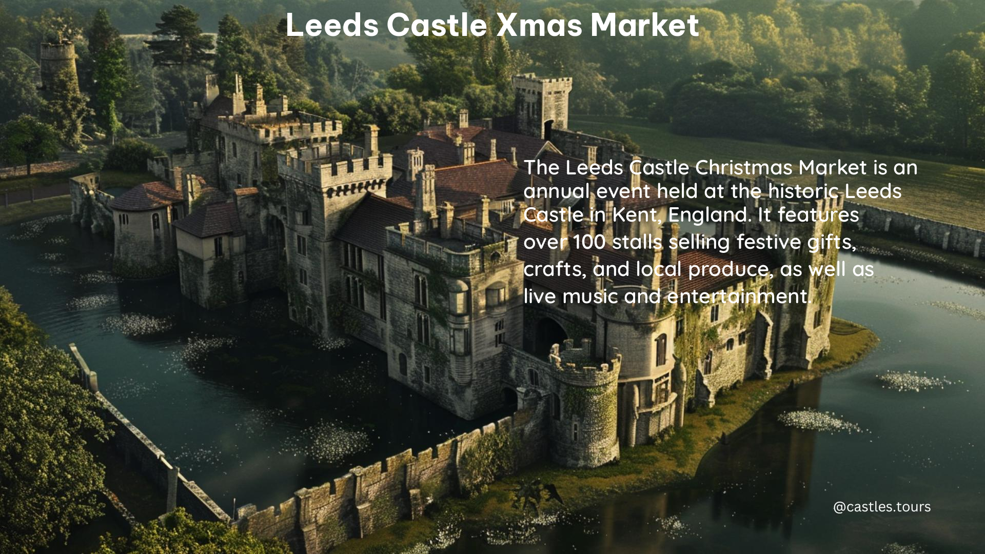 leeds castle xmas market