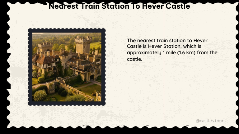 nearest train station to hever castle