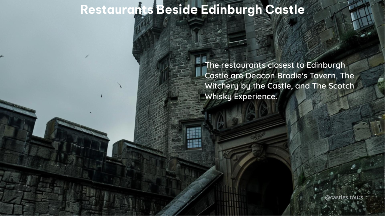 restaurants beside edinburgh castle