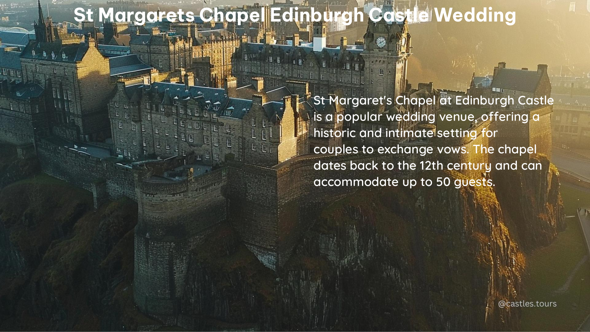 st margarets chapel edinburgh castle wedding