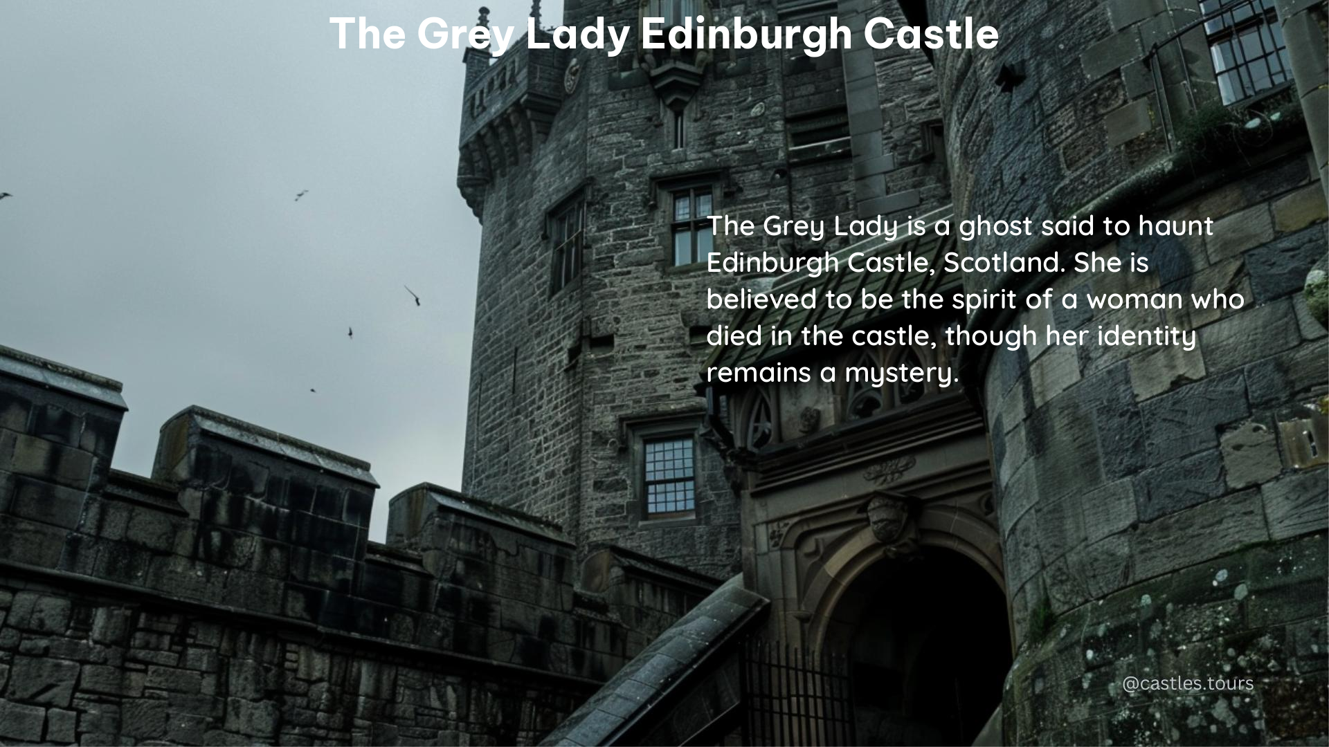 the grey lady edinburgh castle