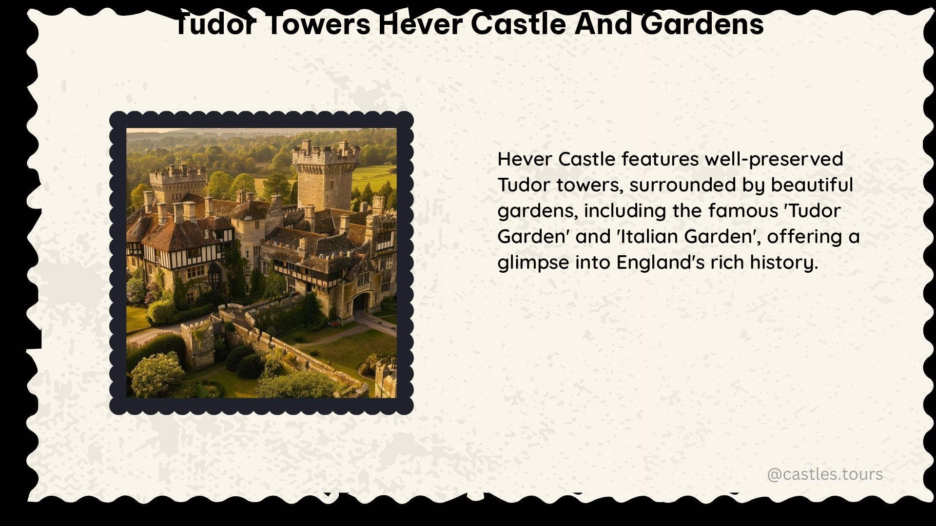 tudor towers hever castle and gardens