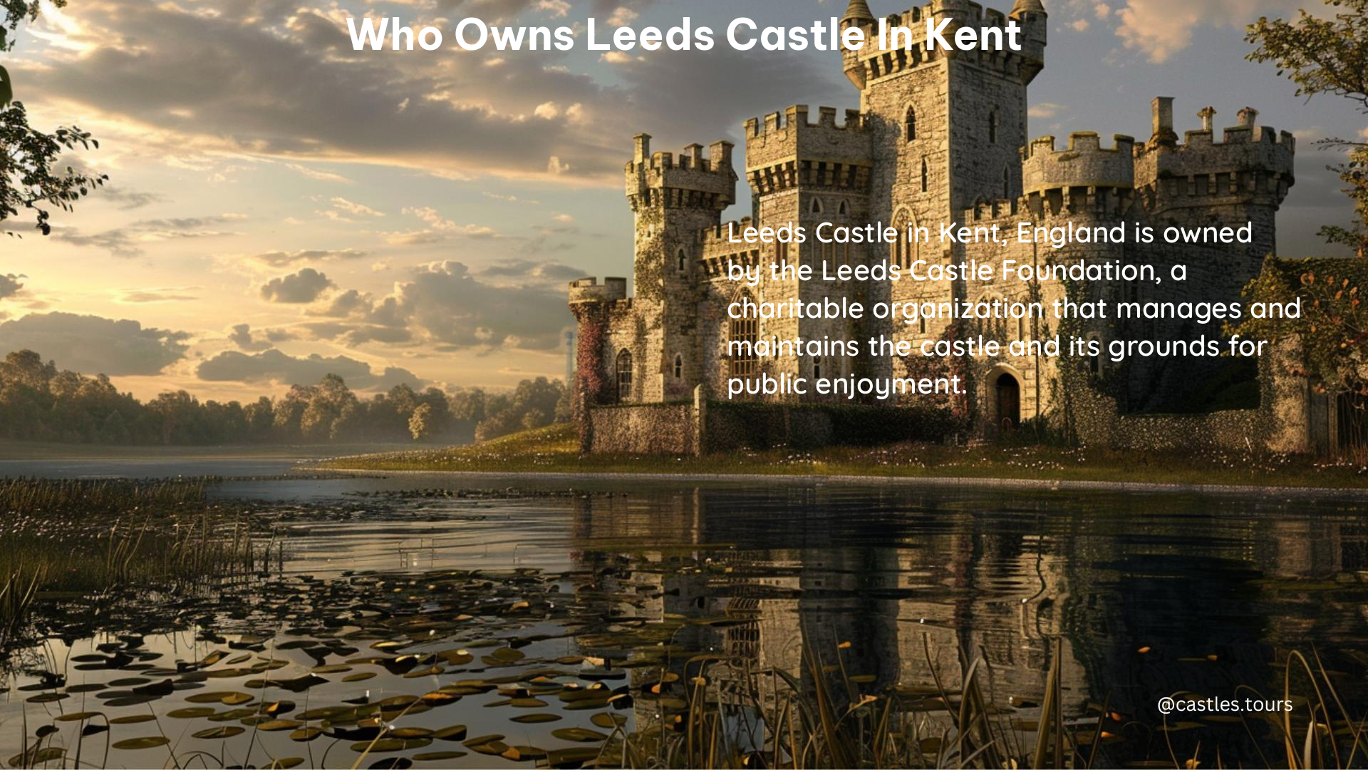 who owns leeds castle in kent