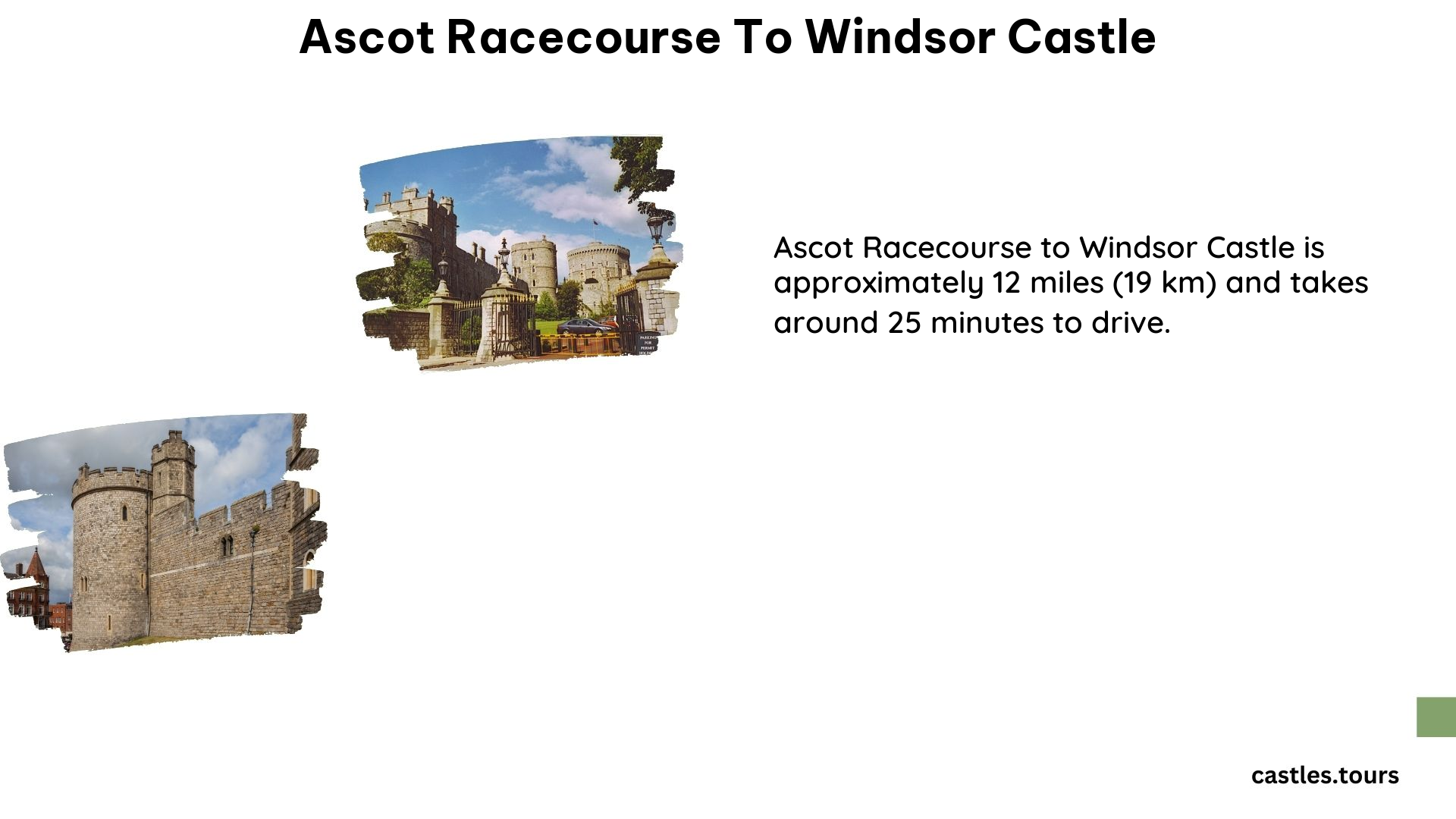 Ascot Racecourse to Windsor Castle