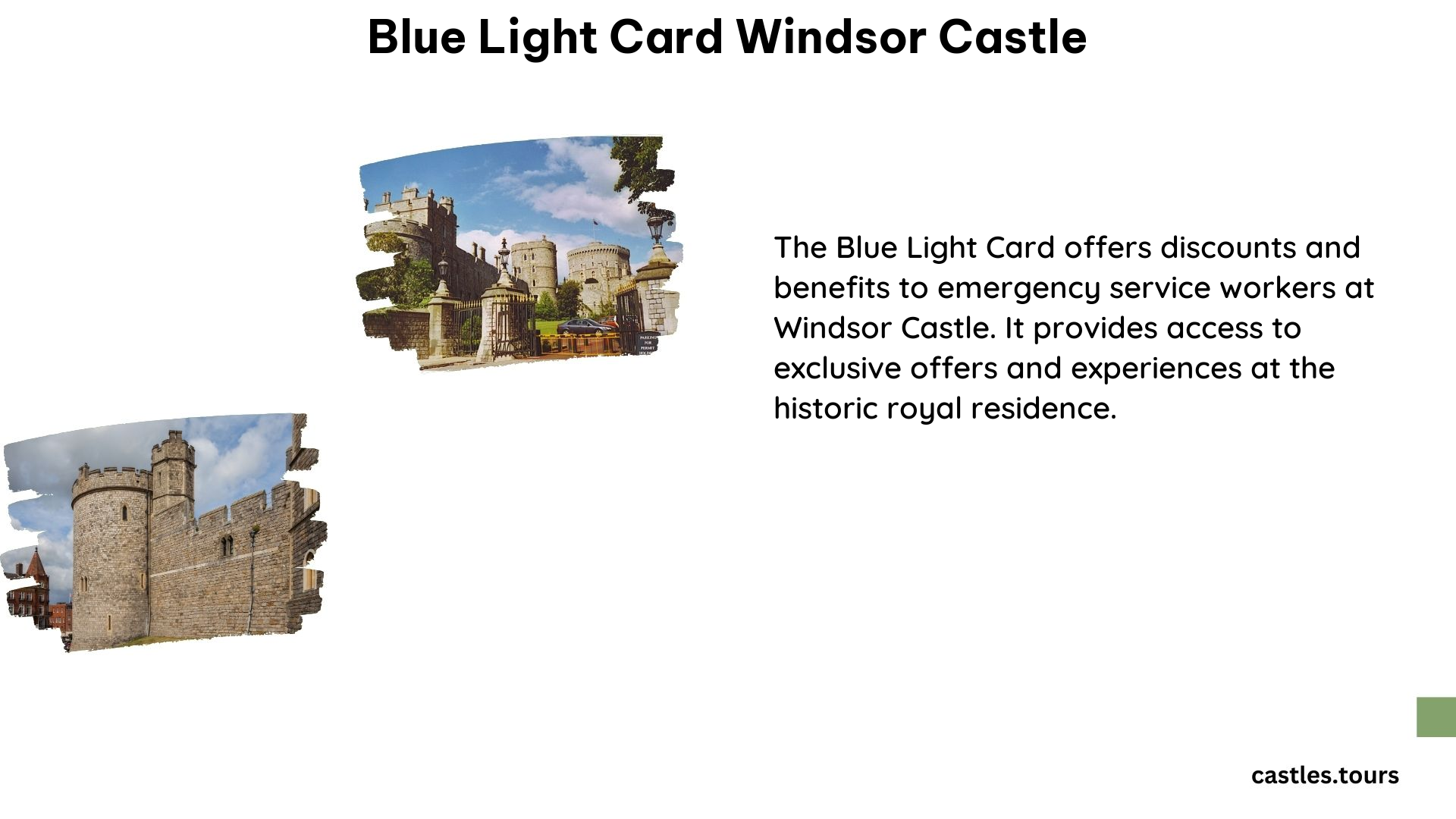 Blue Light Card Windsor Castle